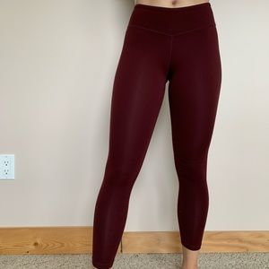 TNA Maroon Leggings
